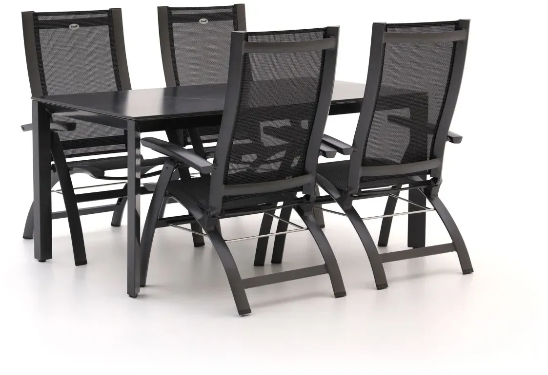 + 10 % Kassenrabatt | Hartman Primo/Sestino 160 cm Gartenmöbel-Set 5-Teilig verstelbaar