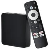 Android Streaming-Box GD2 TV-Box, 4K HDR mit Google TV, LAN, USB & Dolby Atmos, Für Netflix, Prime Video, Disney+, YouTube, RTL+ & tausende Apps schwarz