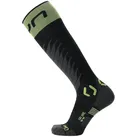 UYN One Merino Skisocken Herren black/lime 42-44