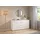 LeGer Home by Lena Gercke Schubladenkommode 160 x 81 x 42 cm Alpinweiß / Weiß Mattglas