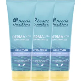 Head & Shoulders 3 x Head & Shoulders DERMAXPRO Kopfhautpflege Hydra Pflege bei trockener Kopf...