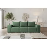 Fun Möbel Sofa Designersofa ESTELLE 3-Sitzer mit Schlaffunktion in