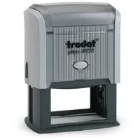 Trodat Textstempel, individualisierbar 4928 IBAN selbstfärbend schwarz ohne Logo,