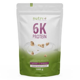 Nutri + Vegan 6K Proteinpulver Cookie Dough Pulver 1000 g