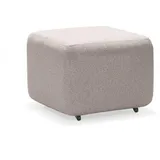 JV Möbel Textilhocker 53 x 40 x 53 cm Beige
