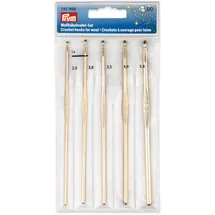 Prym Häkelnadel-Set Aluminium gold 2,5-5 mm 1 St.