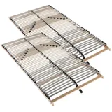 Sleepneo Lattenrost, Buche, Holz, 7-Zonen, 160x200 cm, Hergestellt in Deutschland, Blauer Engel, TÜV Süd, Schlafzimmer, Lattenroste