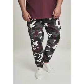 URBAN CLASSICS Cargo Joggers Bordeaux Camouflage 30