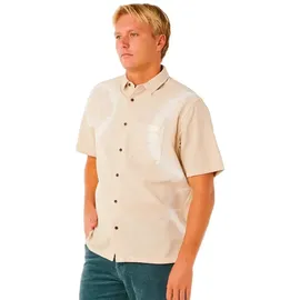 Rip Curl Kurzarmhemd Beige XL
