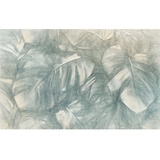 KOMAR Vliestapete blau weiß) - 400x250 cm x 250 cm