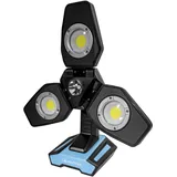 Brüder Mannesmann Werkzeuge Brüder Mannesmann Q30600 Quantool LED Arbeitsleuchte akkubetrieben 3500 lm