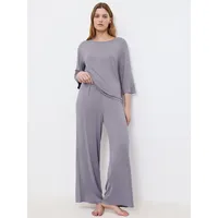 Triumph Aura Spotlight Trousers Pyjamahose Grau 36