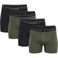 hummel Marston Boxershorts 4 Einheiten - Black / Thyme - M