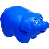 alles-meine.de GmbH 5 Stück große XL - Spardosen - Schwein - blau - 19 cm groß - stabile Sparbüchsen aus Kunststoff/Plastik - Sparschwein - Glücksbringer - für Kinder & Erwac..