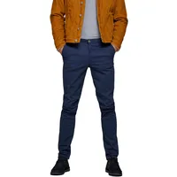 JACK & JONES Chino-Hose Marco Bowie in Dunkelblau-W33 / L36