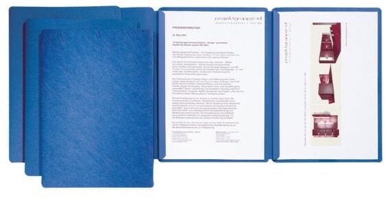 Präsentationsmappe »Sprint« blau, Pagna, 22.5x31 cm