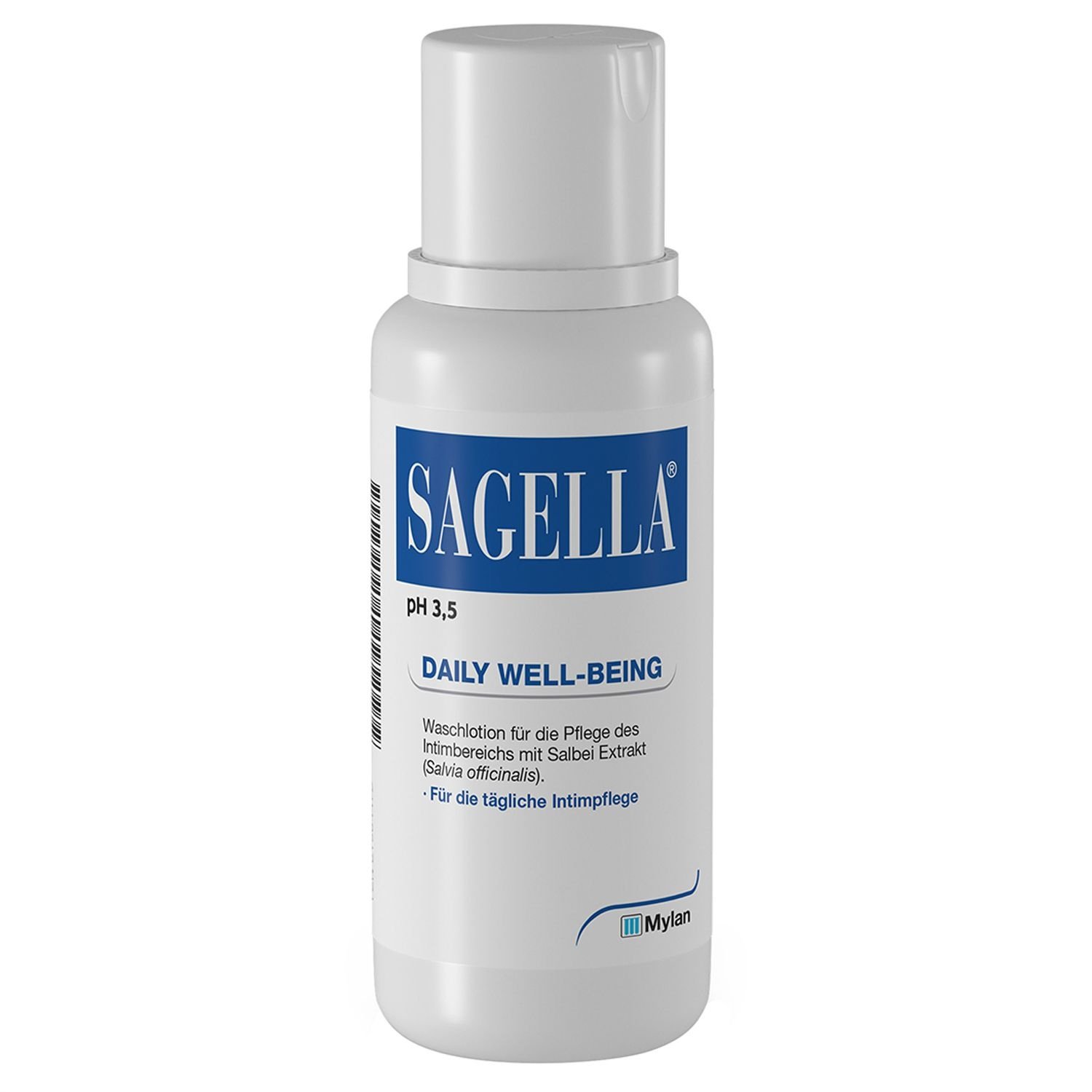 Sagella pH 3,5 – Daily Well-Being: Intimwaschlotion mit Milchsäure und Salbei-Extrakt