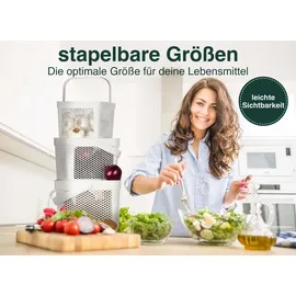 uandu home Aufbewahrungsbox 3er Set weiß
