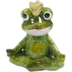 Frosch grün Keramik 8,3x4,5x9,1 cm