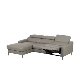 Uno Eckcouch Leder 2-Sitzer Beige