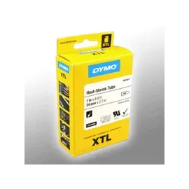Dymo Schrumpfschlauch XTL 1868811 schwarz auf weiß 24mm x 2,7m