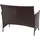 Mendler Halden 106 x 60 x 83 cm braun meliert/creme