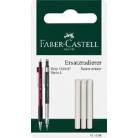 Faber-Castell Radiergummis für Bleistifte weiß, 3 St.