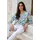 Heine Druckbluse mehrfarbig 50
