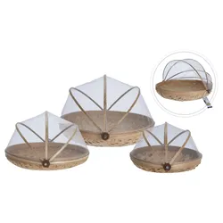 Speisenhaube/Insektenschutz - braun