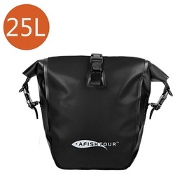 XDeer Gepäckträgertasche 15L/25 Fahrradtaschen Gepäckträgertasche Wasserdicht, Fahrradtaschen Rucksack für Gepäckträger schwarz
