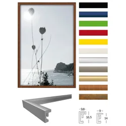 walther + design Lifestyle Kunststoff Bilderrahmen 030X030 GOLD