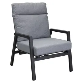 LC Garden »Sondrino« Living Lounge Set 4tlg. XL Sitzgruppe Loungemöbel Gartenset Textilen anthrazit