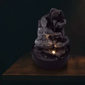 Lemodo Zimmerbrunnen Buddha (Motiv Anjali-Mudra)