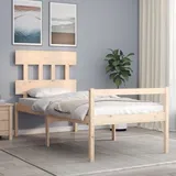 Seniorenbett Mit Kopfteil Massivholz