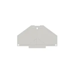 Weidmüller PAP PRV/PPV4 GR, Endplatte, 10 Stück(e), Polycarbonat, Grau, -50 - 12