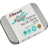 Rexel Optima Heftklammern, 3750 Stück, in Blechdose