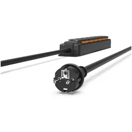 Hama Steckdosenleiste 6-fach 2 m Schwarz