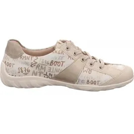 REMONTE Schnürhalbschuhe in beige, Gr. 36 - Beige
