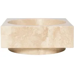 ferm LIVING - Hew High Centrepiece Gericht Travertine
