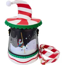 Loungefly The Nightmare Before Christmas Candy Cane Carousel Drehende Figurale Umhängetasche, Mehrfarbig/Meereswellen (Ocean Tides) - M