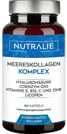 Nutralie Marine Kollagen Komplex Mit Hyaluronsäure Für Die Haut 60 Kapseln