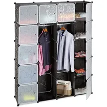 Relaxdays Kleiderschrank 10021971_46 145,0 x 36,5 x 180,0 cm