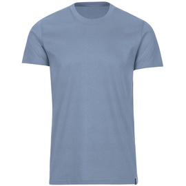 Trigema T-Shirt »TRIGEMA Slim Fit T-Shirt aus DELUXE Baumwolle«, (1 tlg.), blau