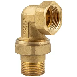 tecuro Winkel-Verschraubung 1 Zoll Messing