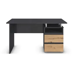 rauch Schreibtisch »Joel« - 140x66x75cm - grau - Holz