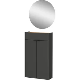 Germania Ameca 56 x 200 x 22 cm mit Spiegel / grau