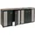 MCW Mülltonnenverkleidung O67 125 x 260 x 84 cm anthrazit/beige