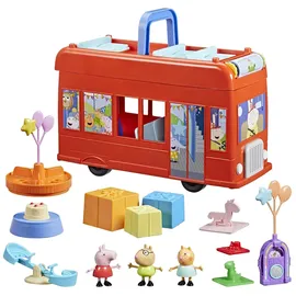 Peppa Pig 2 In 1 Partybusfigur - Multicolor - One Size