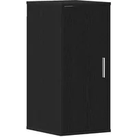 VidaXL Schuhschrank Schwarz Eichen-Optik 32x35x70 cm Holzwerkstoff