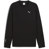 Puma Herren Sweatshirt, tech Crew DK PUMA Black, XXL